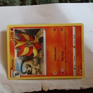 Pokemon card Pyroar stage 1